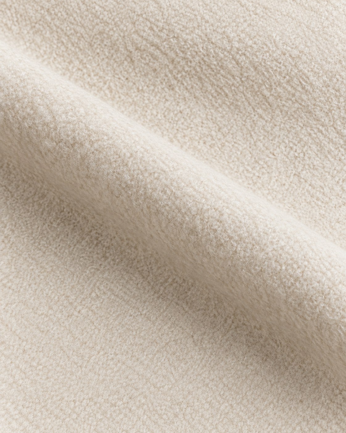 Approved cream fabric composition after controlled canvas extension