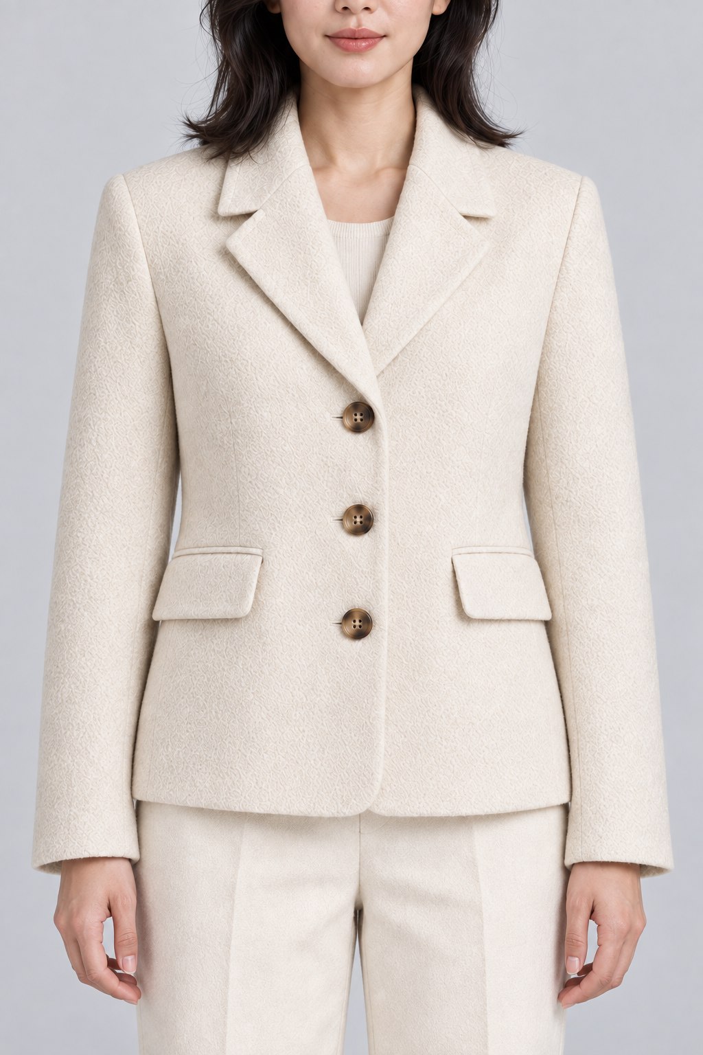 Approved garment detail on the same model