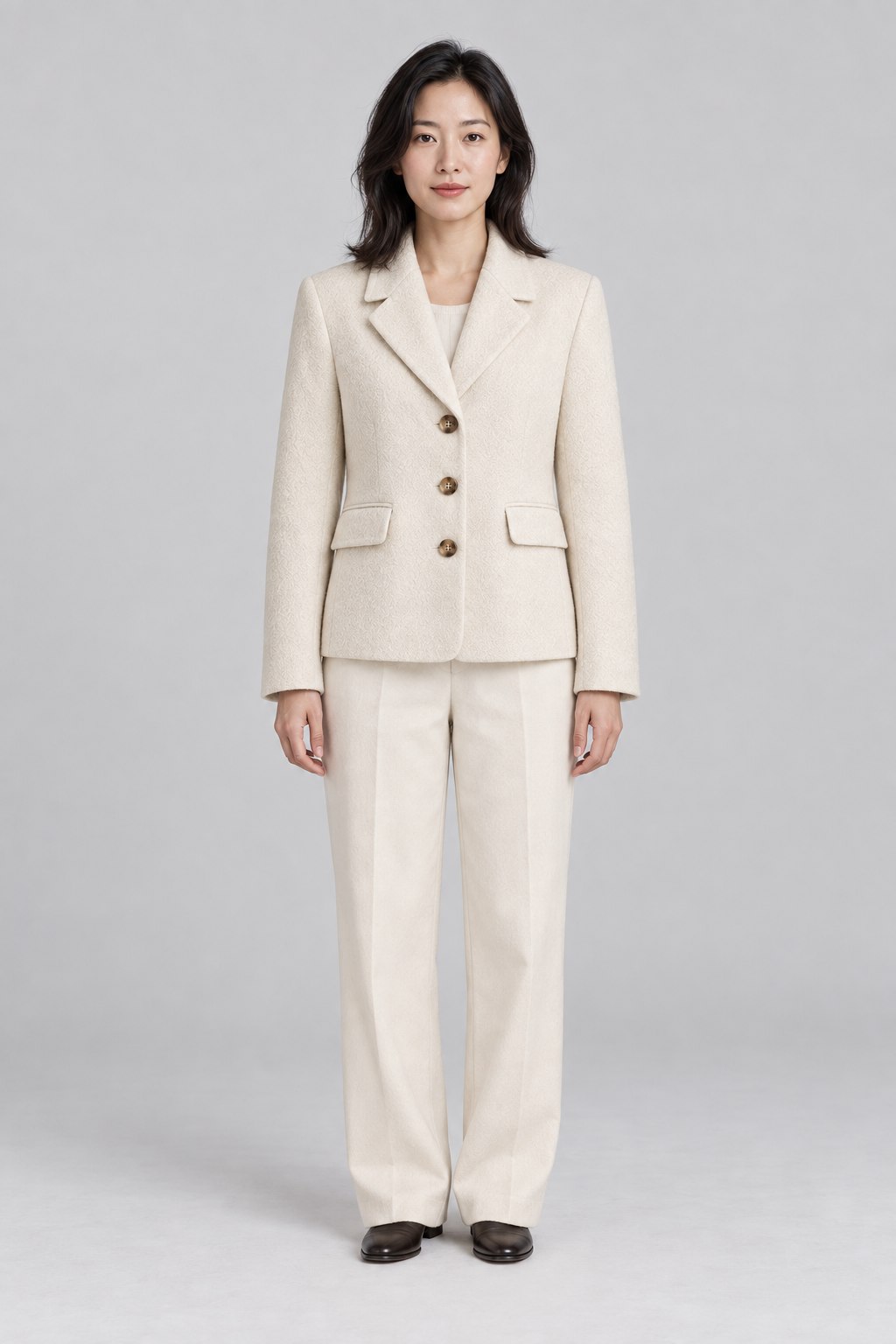 Approved front full-body model view